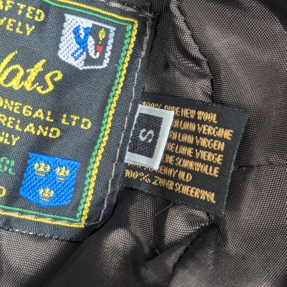 Hanna Hat Tweed Walking Hat Patch Work Multicolor Wool Made in Ireland Sz Small - Picture 8 of 9